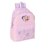 K-Pop Demon Hunters Mochila K - Pop para Portátil Doble Morado