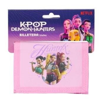 K-Pop Demon Hunters Billetero K - Pop Billetera Rosa