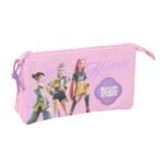 K-Pop Demon Hunters Estuche Portatodo K - Pop Triple Rosa