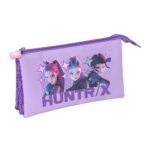 K-Pop Demon Hunters Estuche Portatodo K - Pop Triple Morado