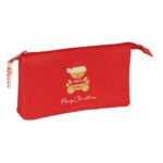 Estuche Portatodo Triple Rojo