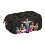 K-Pop Demon Hunters Estuche Portatodo K - Pop Triple Adaptable a Negro