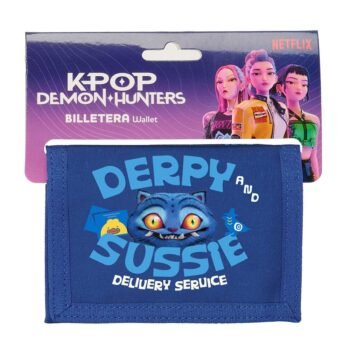 K-Pop Demon Hunters Billetero K - Pop Billetera Azul