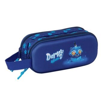 K-Pop Demon Hunters Estuche Portatodo K - Pop Relieve Frontal 3D Doble Azul