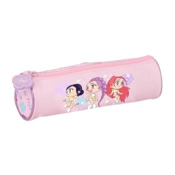 K-Pop Demon Hunters Estuche Portatodo K - Pop Redondo Morado