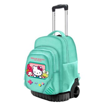 Sanrio Hello Kitty Mochila con Carro Azul