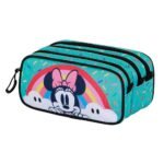 Disney Minnie Mouse Estuche Portatodo Adaptable a Azul
