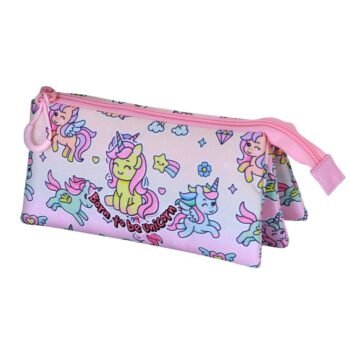 Oh My Pop Fantasy Estuche Portatodo Triple, Rosa