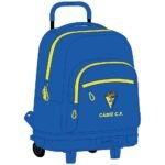 Cadiz Club de Futbol Mochila con Carro Doble Azul