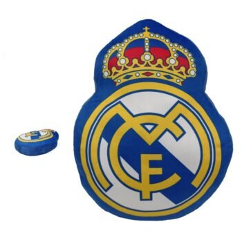 Cojín 3D Escudo Real Madrid 28 x 37 cm